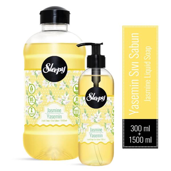 Sleepy Yasemin Sıvı Sabun 300 ml + 1500 ml