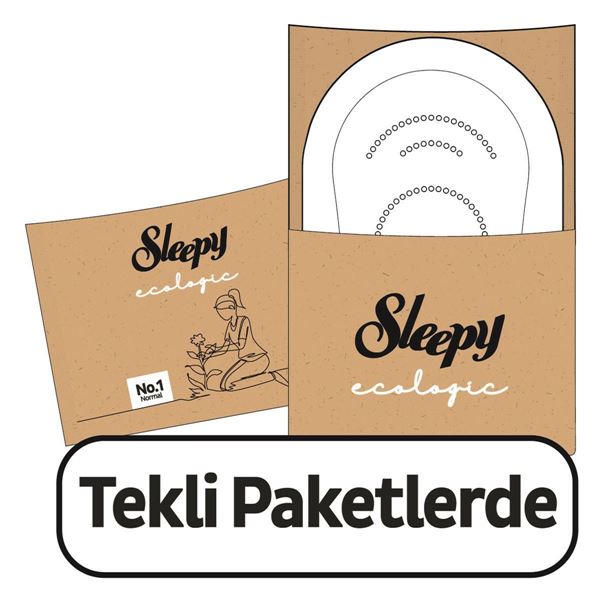 Sleepy Ecologic Premium Plus Hijyenik Ped 124 Adet Ped Mega Fırsat Paketi