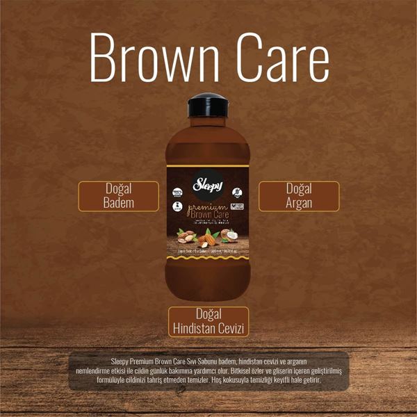 Sleepy Premium Brown Care Serisi Sıvı Sabun 2x1500 ml