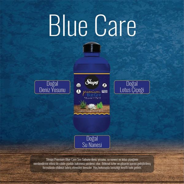 Sleepy Premium Blue Care Serisi Sıvı Sabun 2x1500 ml